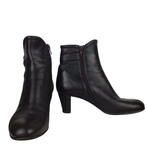 🇮🇹 AGL Attilio Giusti Leombruni Italian Leather Brown Boots
